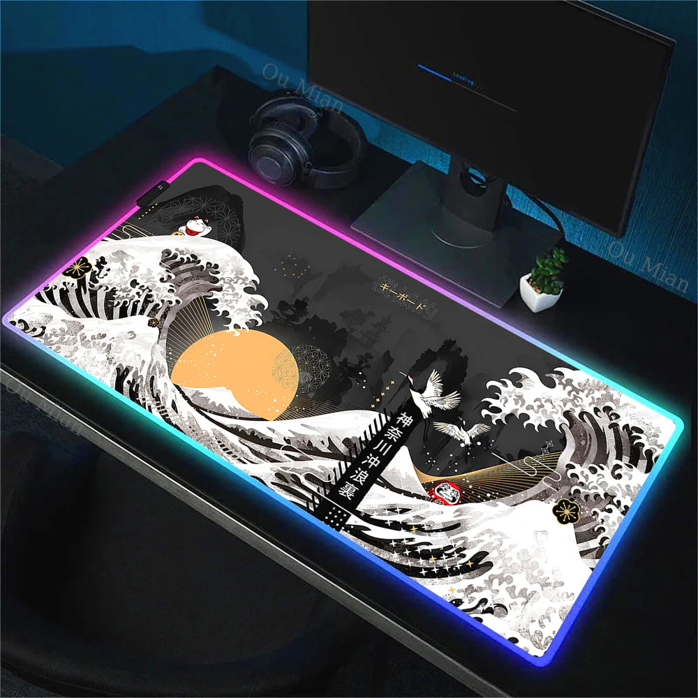 WaveArt RGB Gaming Desk Mat