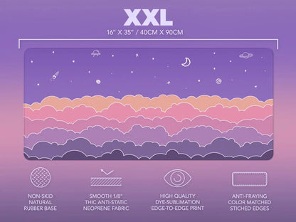 BlushDesk XXL Kawaii Gaming Mat
