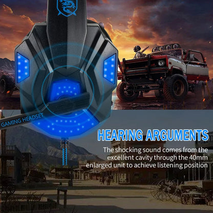 SonicWave LED Gaming Headset