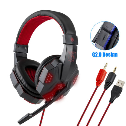 SonicWave LED Gaming Headset