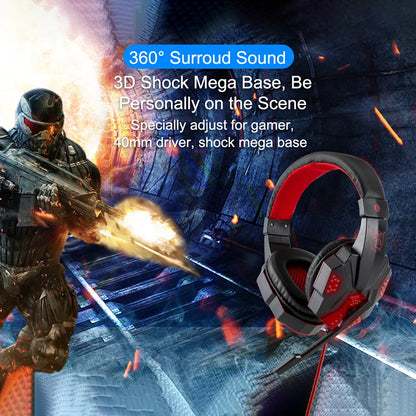 SonicWave LED Gaming Headset