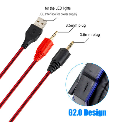 SonicWave LED Gaming Headset