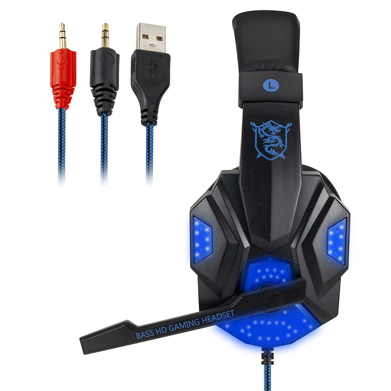 SonicWave LED Gaming Headset