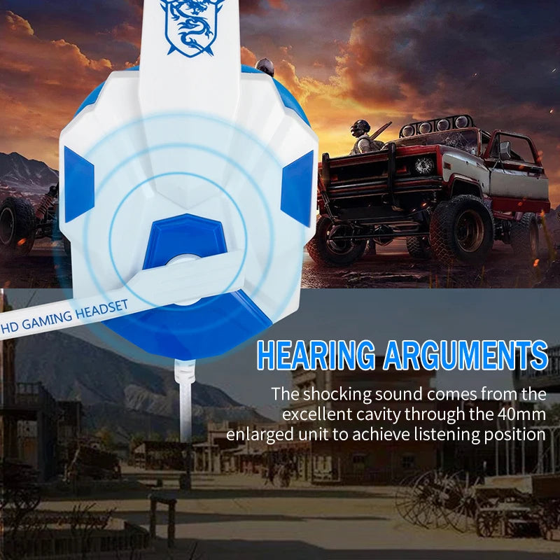 SonicWave LED Gaming Headset