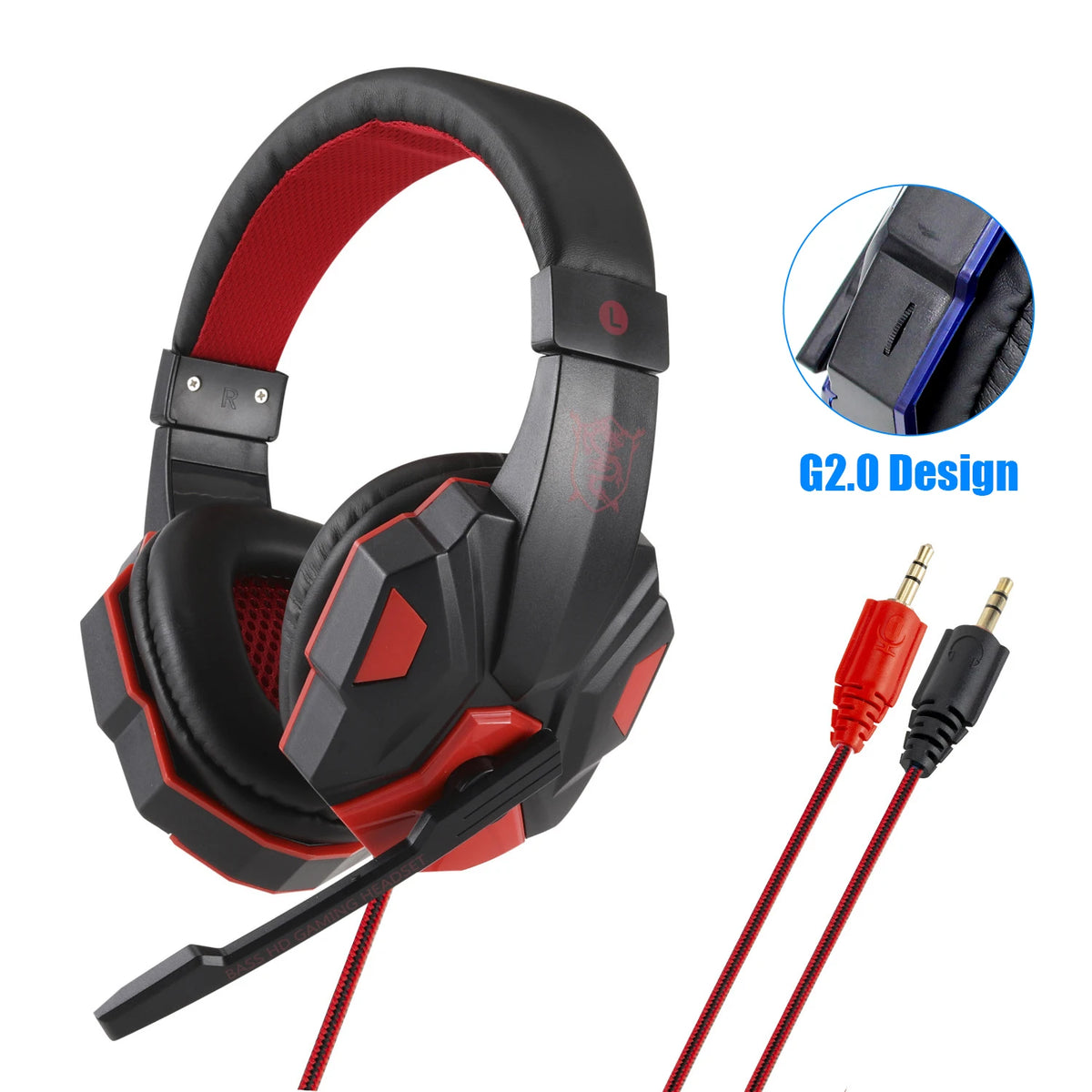 SonicWave LED Gaming Headset