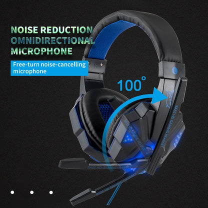 SonicWave LED Gaming Headset