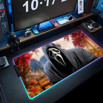 Ghost Face RGB Gaming Desk Mat