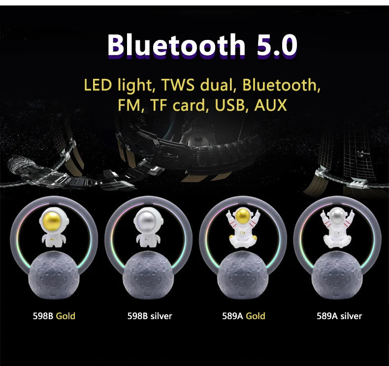 Magnetic Levitation Bluetooth Speaker with Astronaut