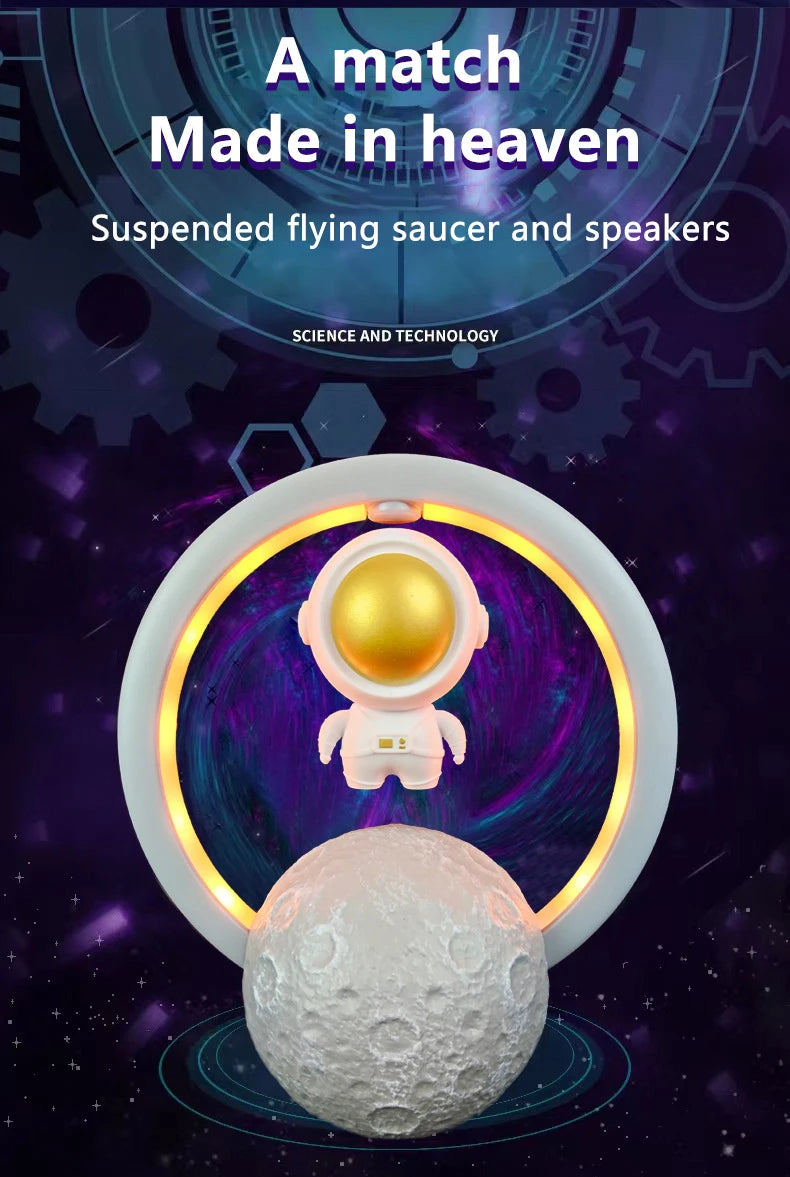 Magnetic Levitation Bluetooth Speaker with Astronaut