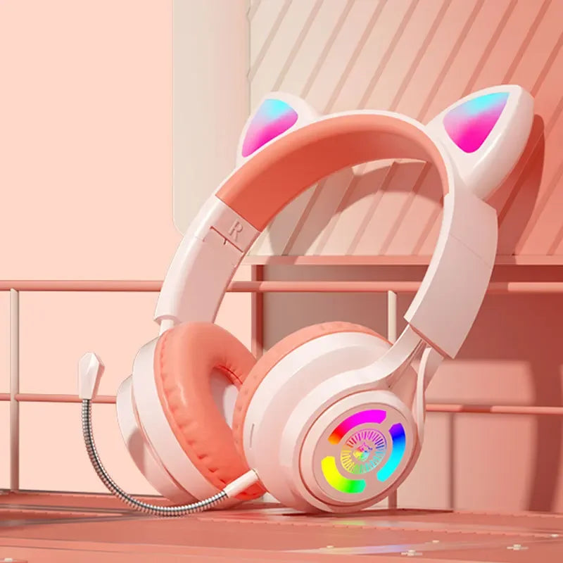 NekoSound RGB Cat Ear Gaming Headset
