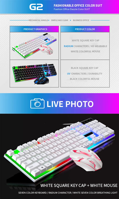 GameSync RGB Keyboard & Mouse Combo