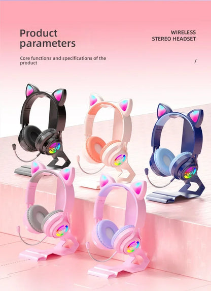 NekoSound RGB Cat Ear Gaming Headset