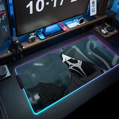 Ghost Face RGB Gaming Desk Mat