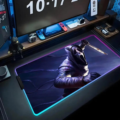 Ghost Face RGB Gaming Desk Mat