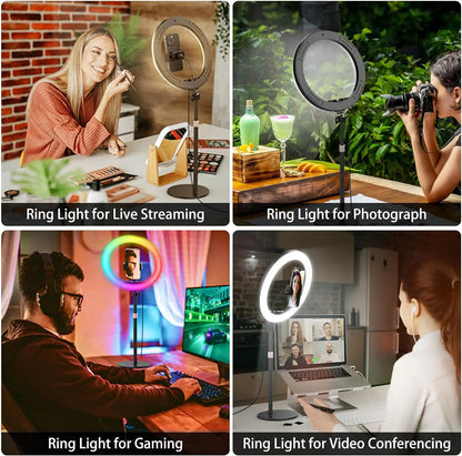 HaloRing Pro 10.5" RGB Desk Light