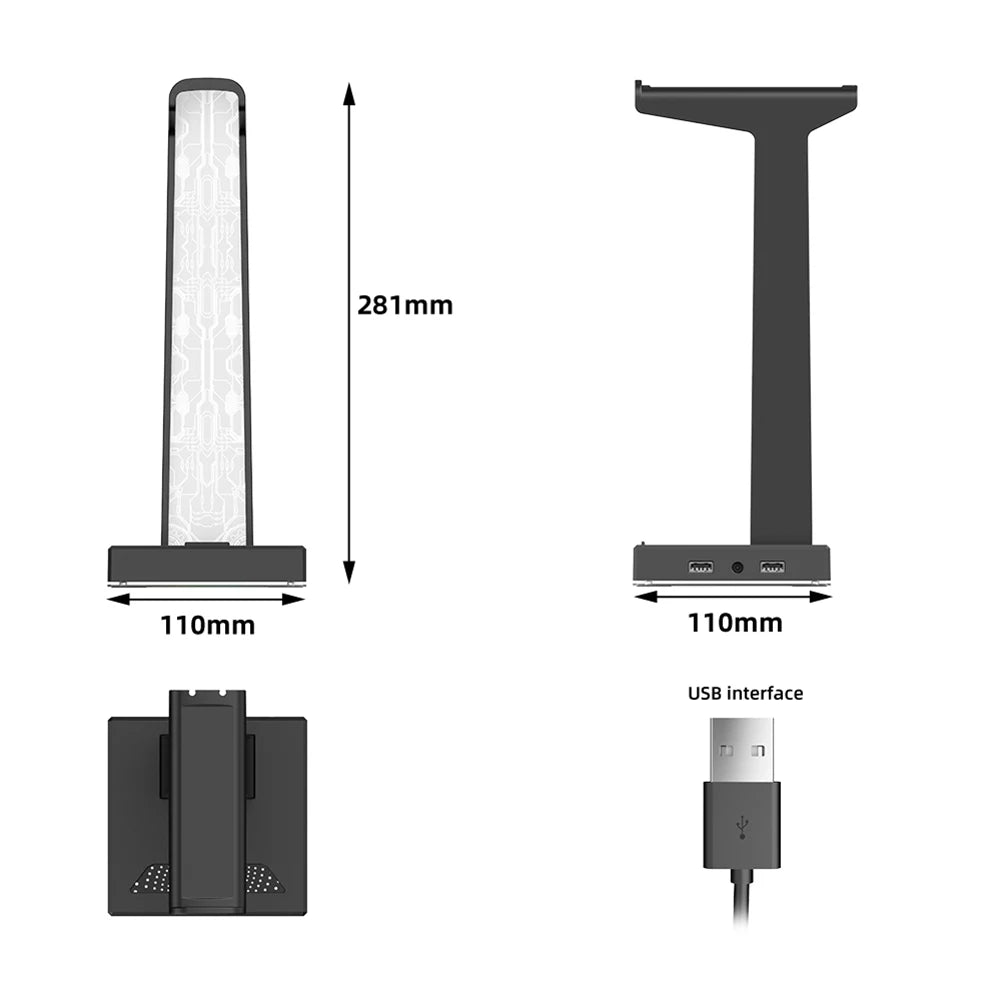 PowerStand RGB Headset Hub
