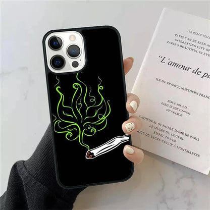 Leaf Weed 420 Smoking Phone Case Cover