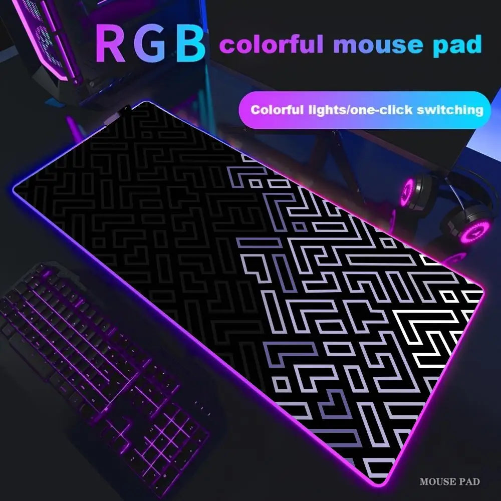 GeoLux XXL RGB Gaming Desk Mat