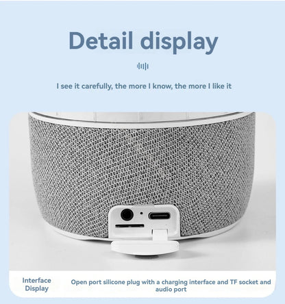 Colorful Jellyfish Lamp Bluetooth Speaker HiFi Stereo Speaker with Lights for Home Office