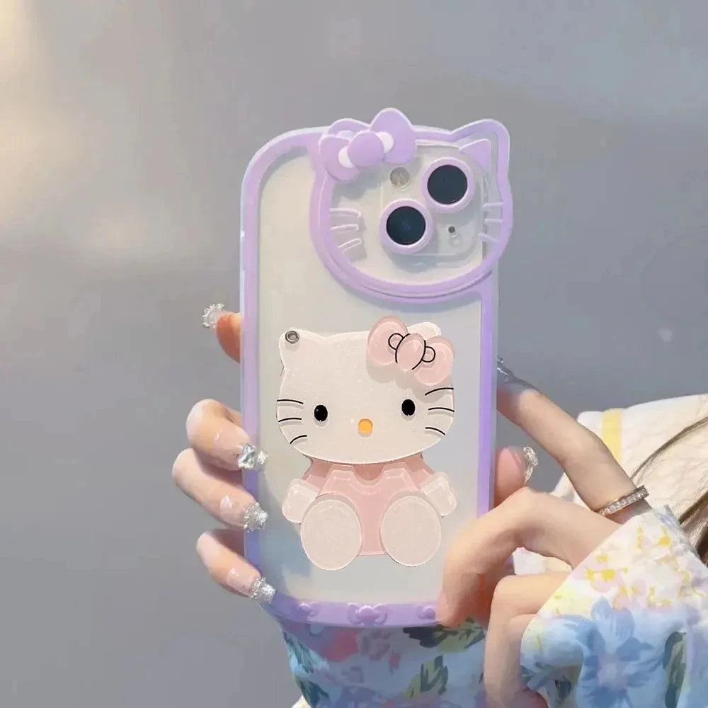 Sanrio Hello Kitty Phone Case with Mirror For iPhone