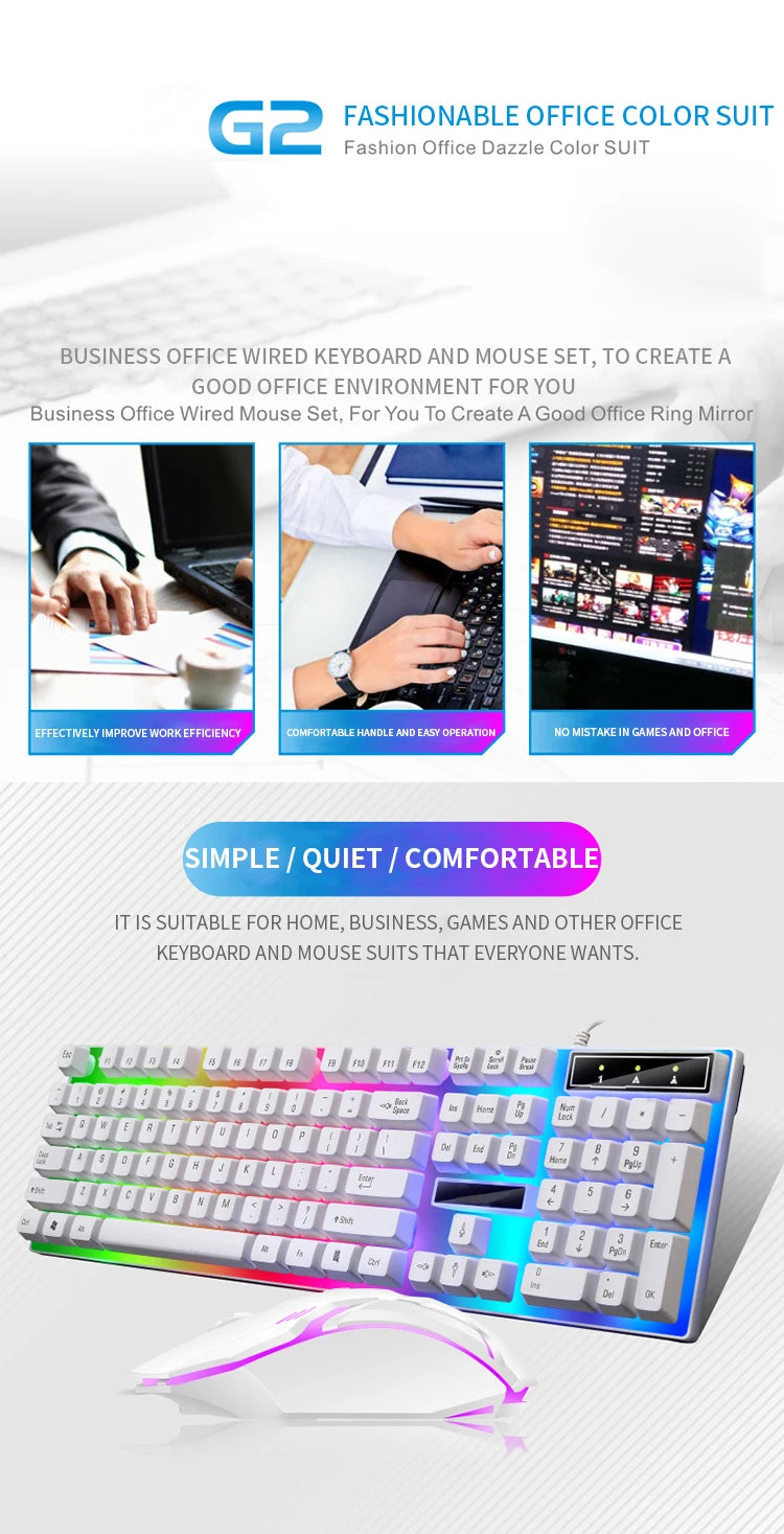 GameSync RGB Keyboard & Mouse Combo