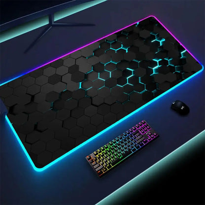 GeoLux XXL RGB Gaming Desk Mat