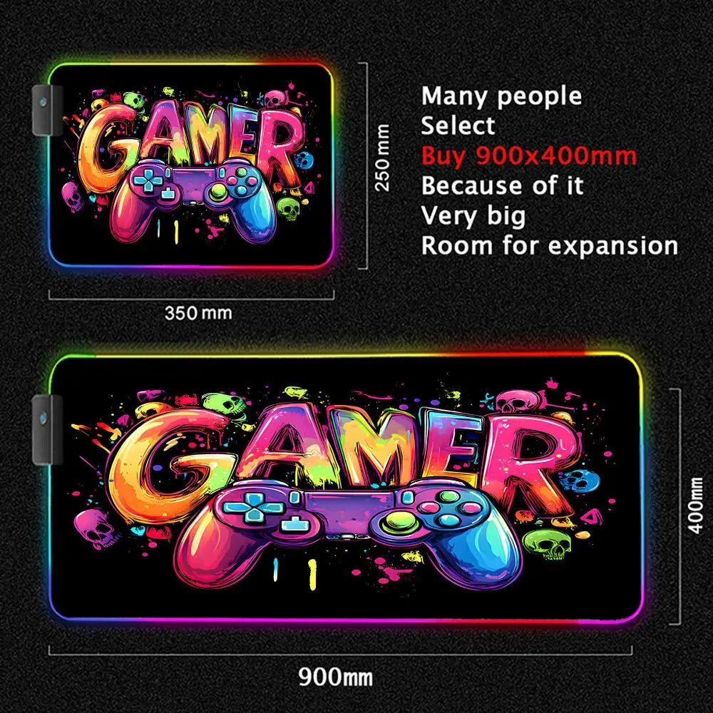 GamePad XXL RGB Desk Mat