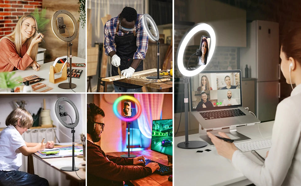 HaloRing Pro 10.5" RGB Desk Light