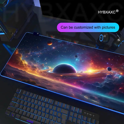 SolarSystem XXL RGB Gaming Desk Mat