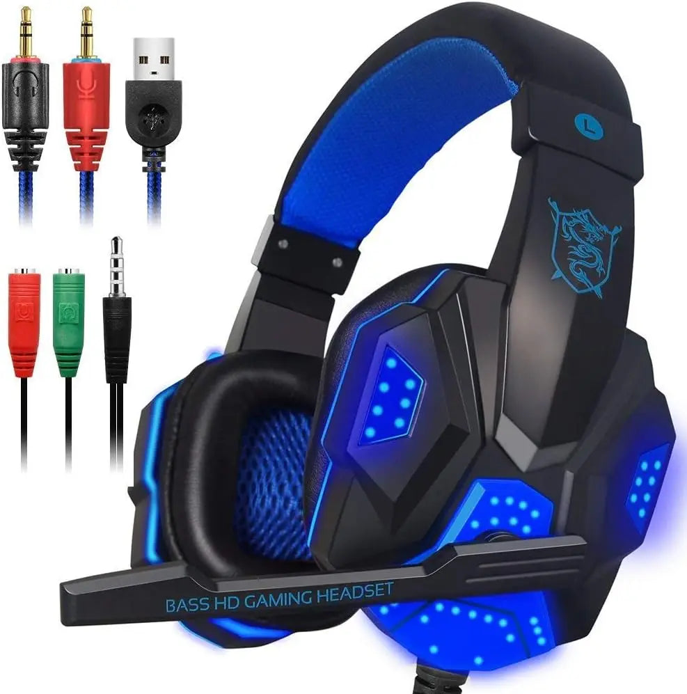 SonicWave LED Gaming Headset