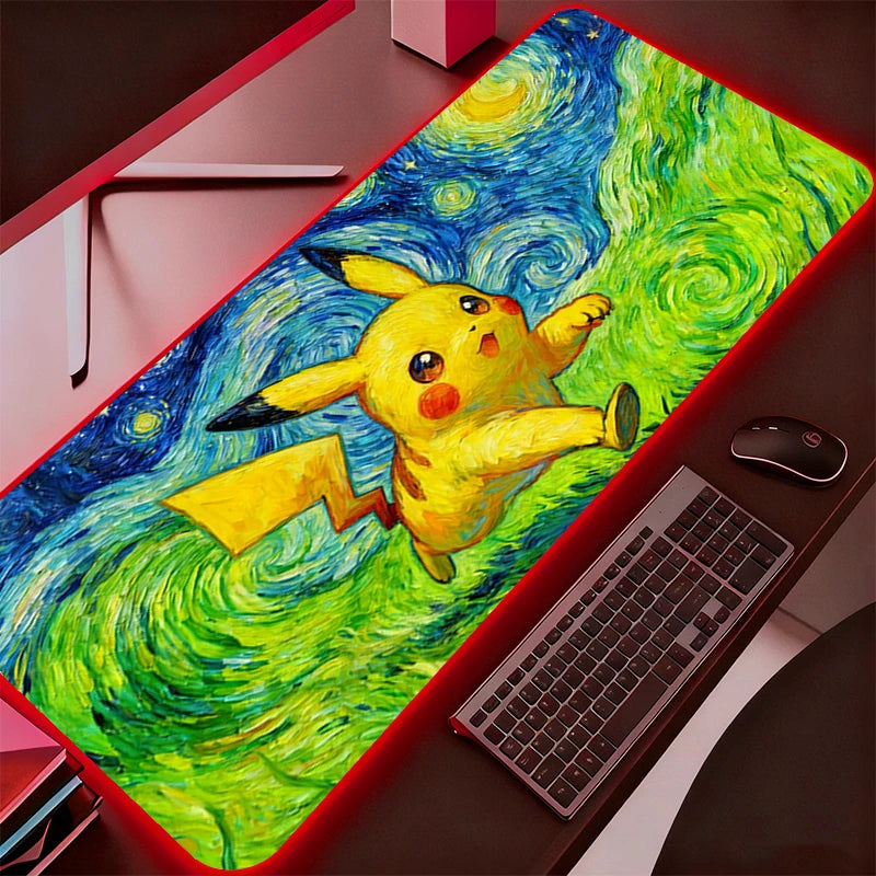 PokeGlow RGB Gaming Desk Mat