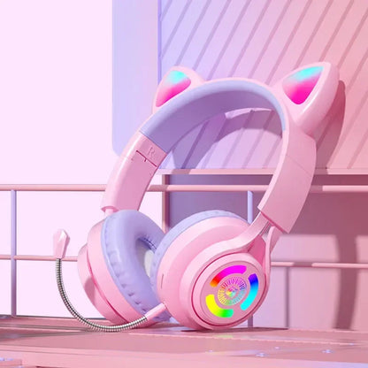 NekoSound RGB Cat Ear Gaming Headset