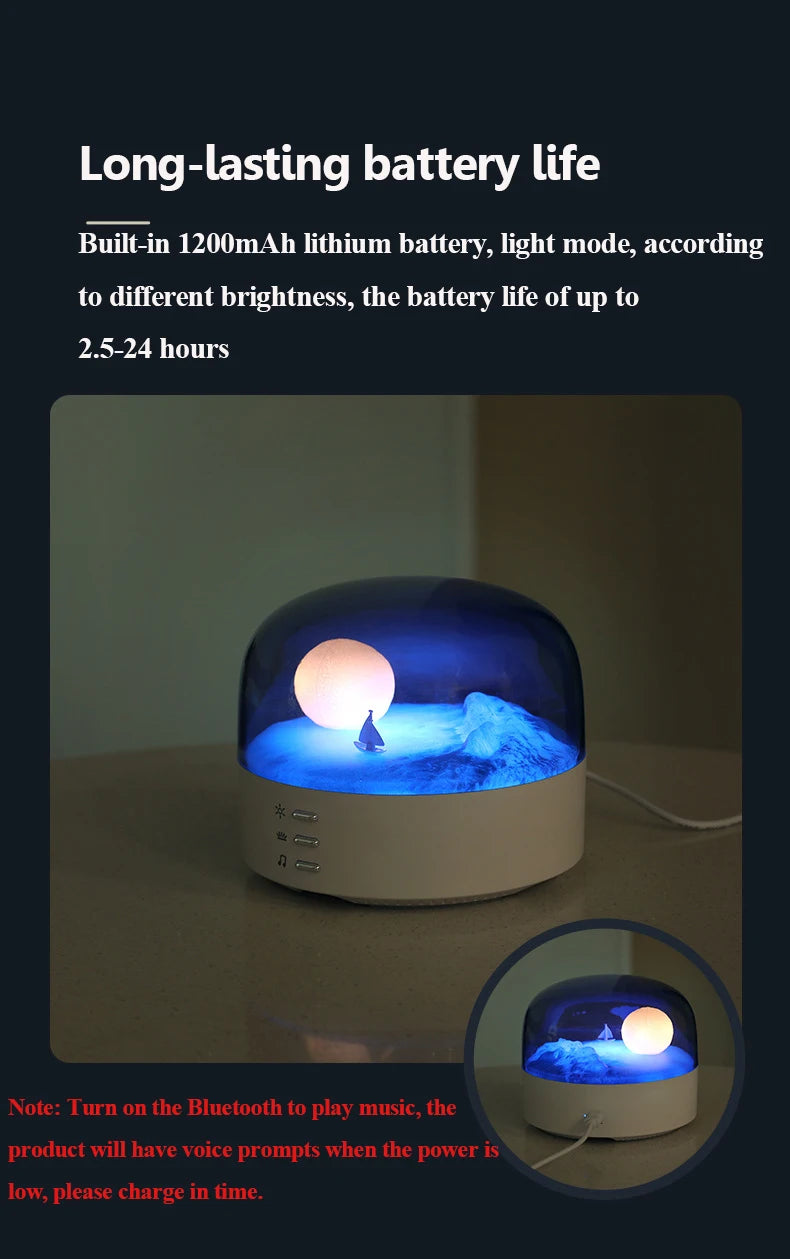 Old Boat and the Sea - Mini Portable Bluetooth Speaker