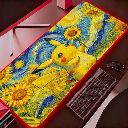 PokeGlow RGB Gaming Desk Mat