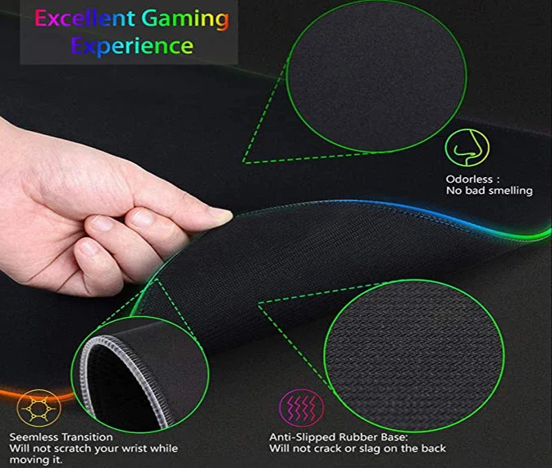 KittyGlow RGB Gaming Desk Mat