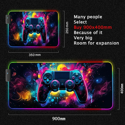 GamePad XXL RGB Desk Mat