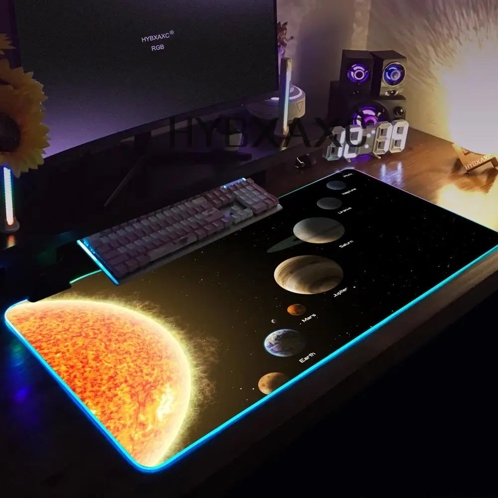 SolarSystem XXL RGB Gaming Desk Mat