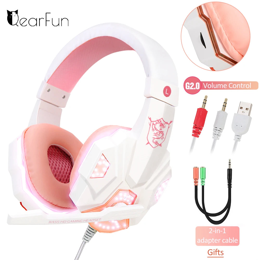 SonicWave LED Gaming Headset