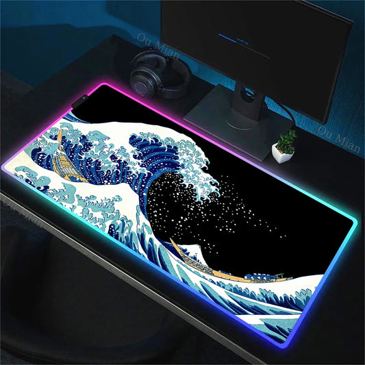 WaveArt RGB Gaming Desk Mat