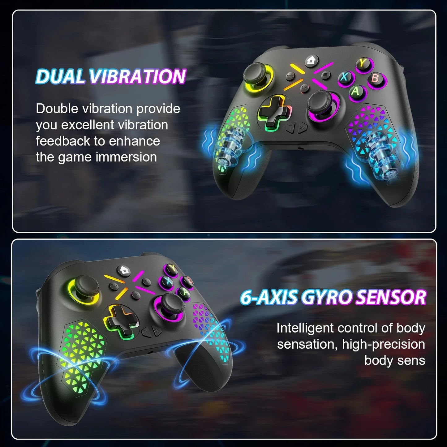 Wireless Xbox One Controller for Xbox with RGB LED -Compatible with Xbox One, XboxOne X/S, Xbox Series X/S ,Windows PC