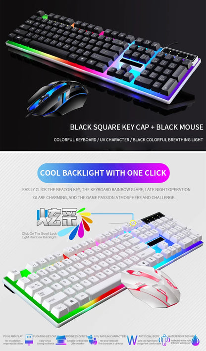 GameSync RGB Keyboard & Mouse Combo