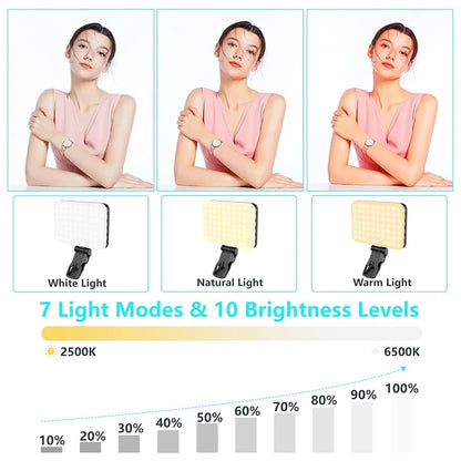 Selfie Light - 60 High-quality LED Beads Portable on Light for Phone/Tablet/Laptop