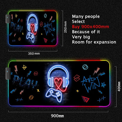 GamePad XXL RGB Desk Mat
