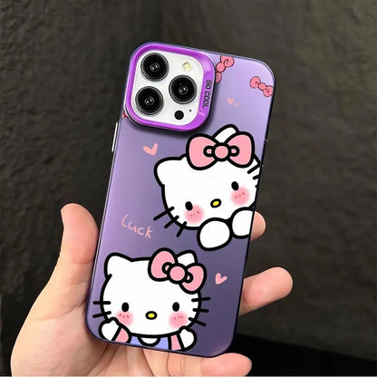 Matte Black Hello Kitty Phone Case