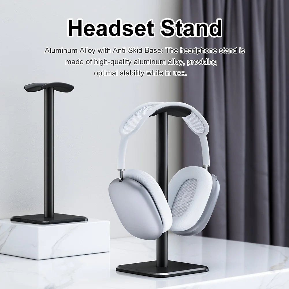 Headset Stand with Bracket - Universal Earphone Display