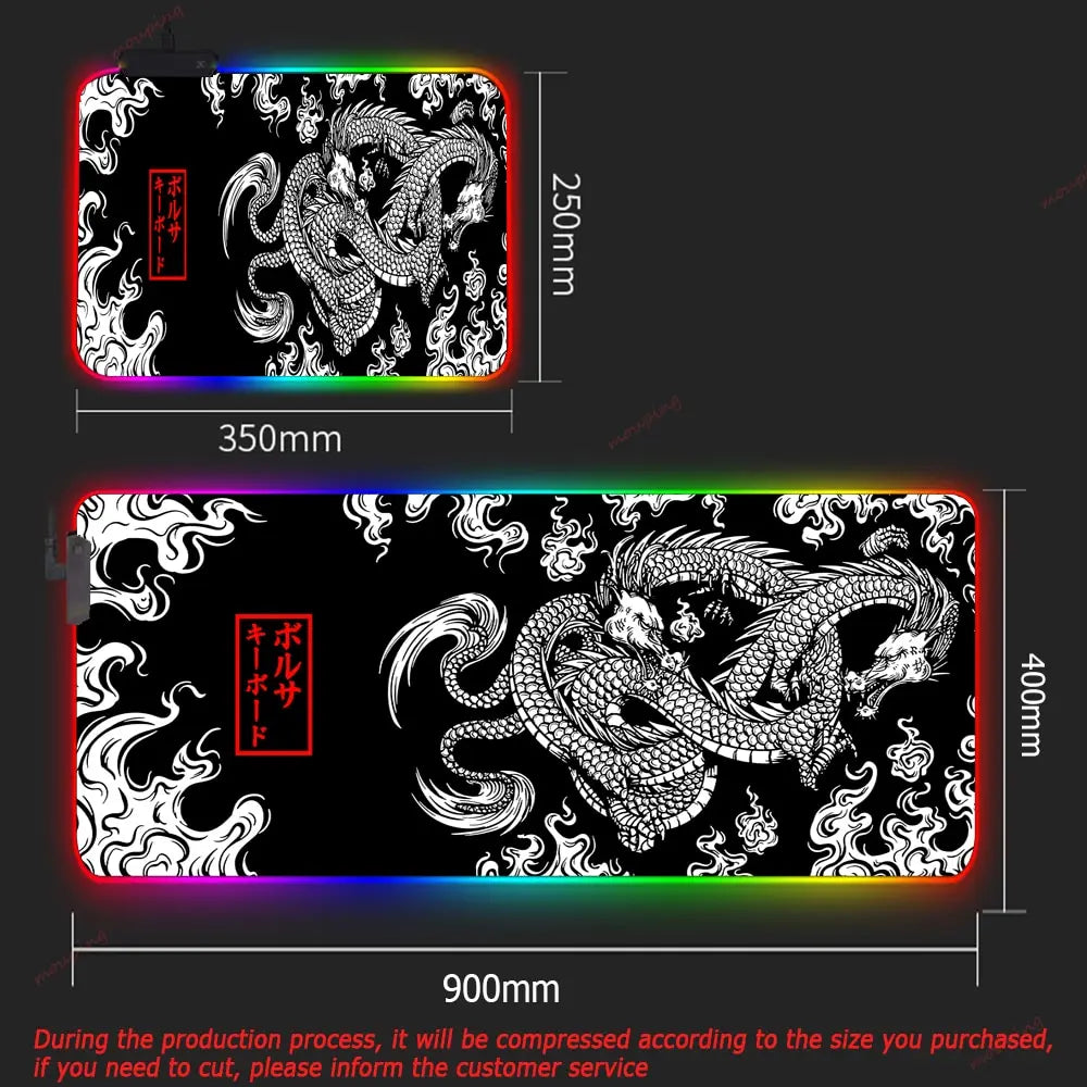 DragonFire XXL RGB Gaming Desk Mat