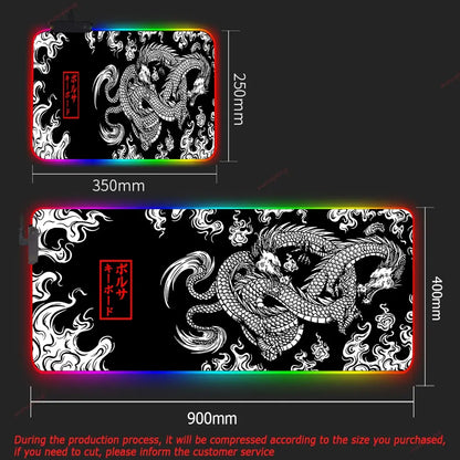 DragonFire XXL RGB Gaming Desk Mat