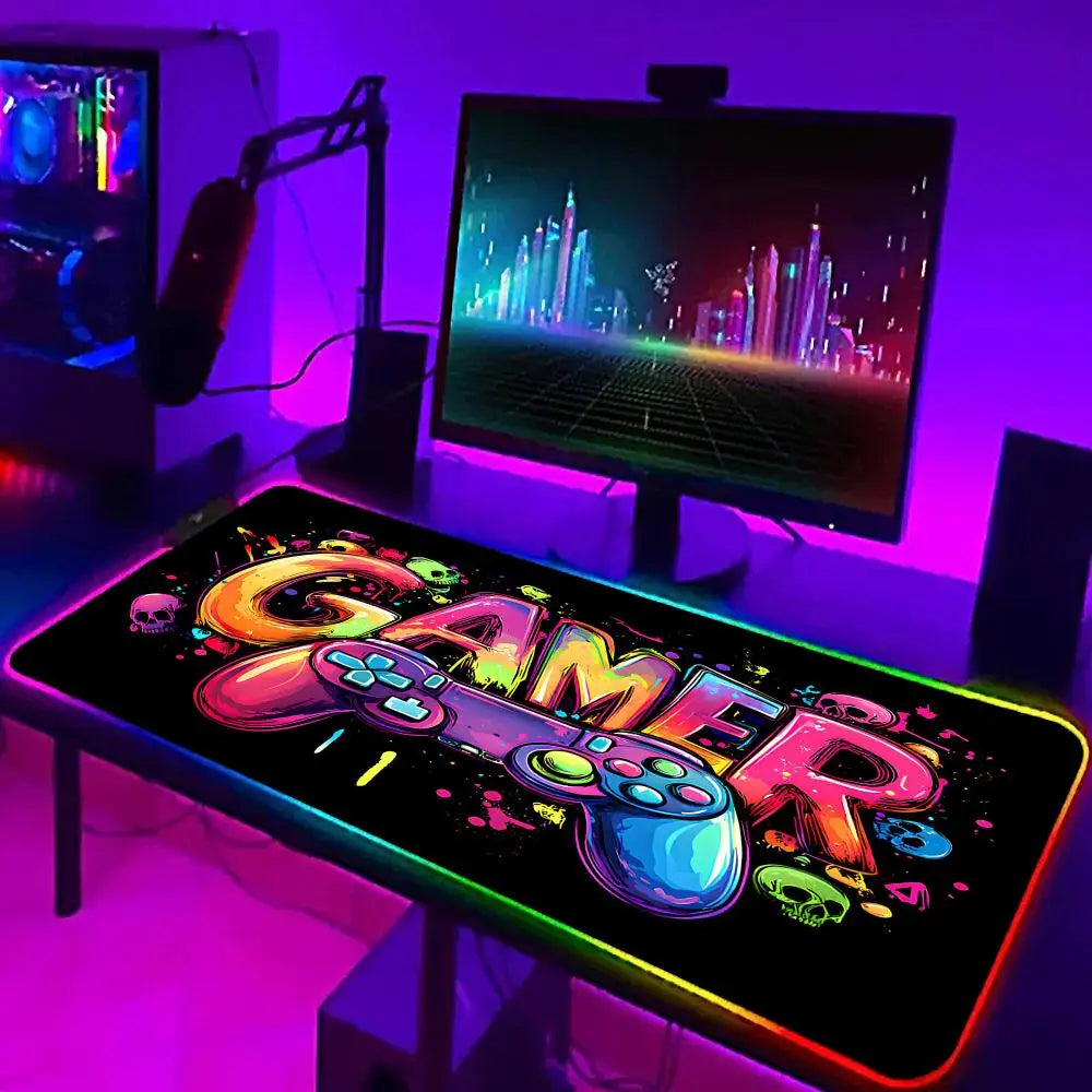 GamePad XXL RGB Desk Mat