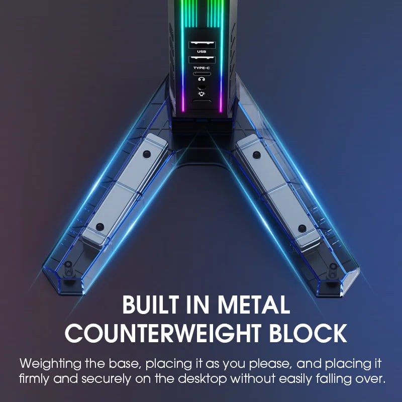 SoundSync RGB Headset Stand