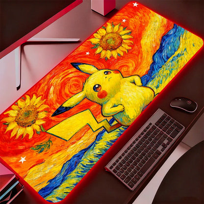 PokeGlow RGB Gaming Desk Mat